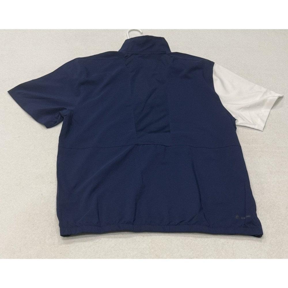Delaware Blue Hens adidas Mens Stadium 1/4 zip  blue shirt size M New - Picture 6 of 8